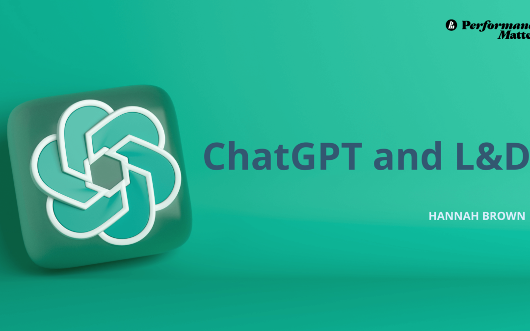 Chat GPT and L&D