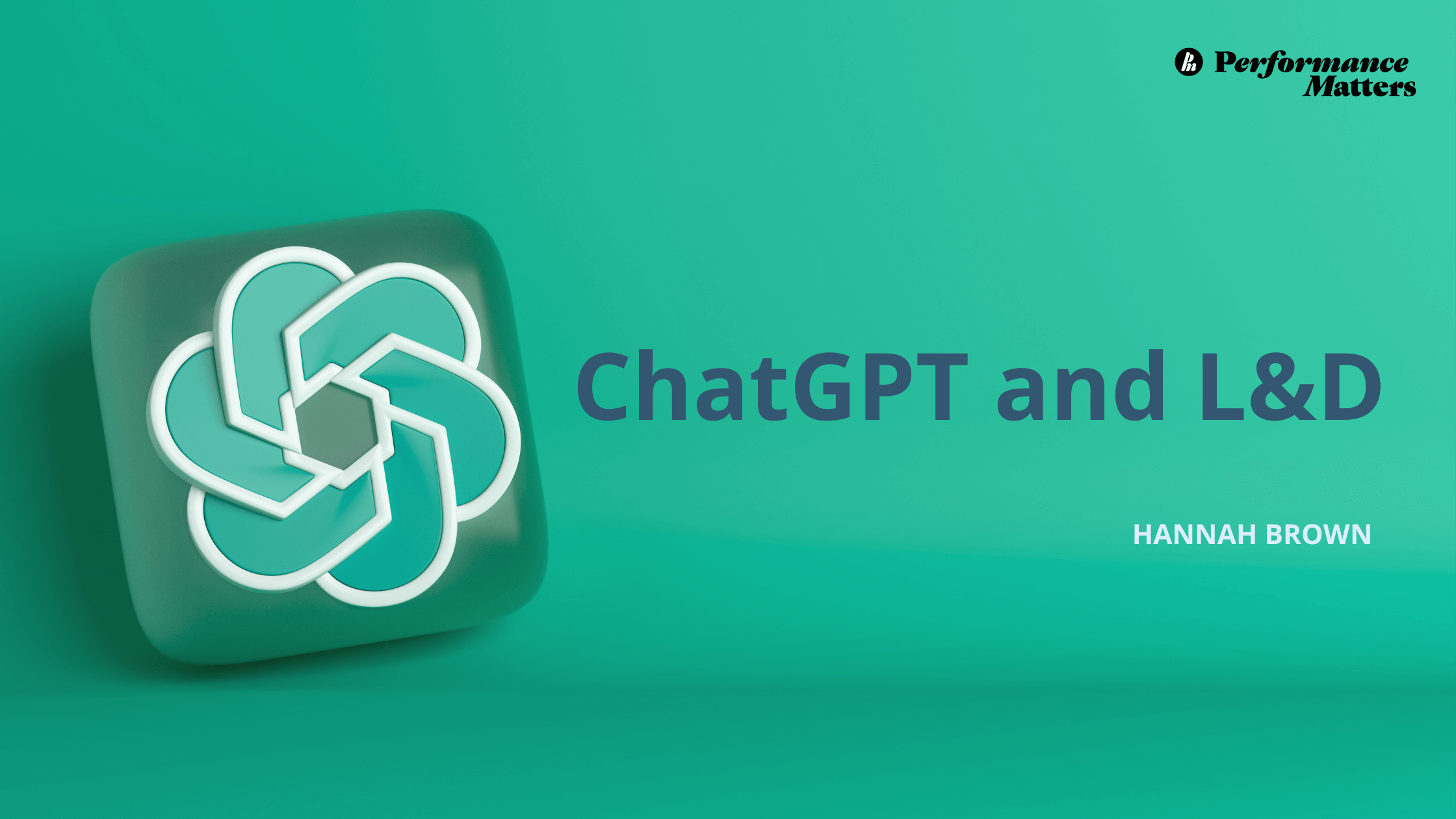 Chat GPT and L&D