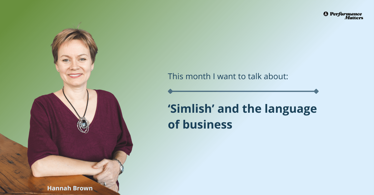 Simlish and the language of business